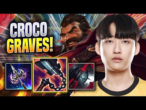 CROCO IS A GOD WITH GRAVES! - LSB Croco Plays Graves JUNGLE vs Nidalee!
