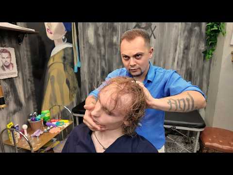 ASMR Head Massage For Football Player | Relaxing Motion