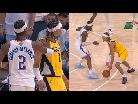 Andrew Nembhard cooks SGA with filthy move for clutch 3 after Shai shoved him 😳