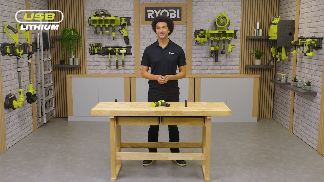 RYOBI Akku-Oberflächenbürste RSCR4