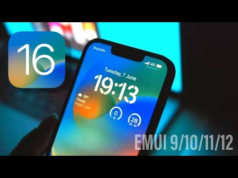 IOS 16 THEME FOR HUAWEI EMUI 9/10/11/12