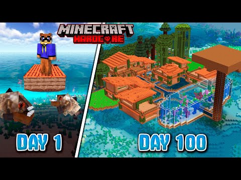Simon - Minecraft Hardcore - I Survived 100 Days On One Raft  In Minecraft Hardcore And This Is What Happened...