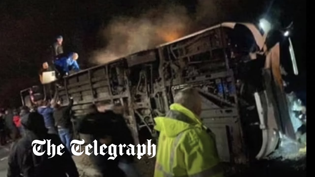 Multiple injuries reported after double-decker bus overturns in Somerset - Vimarsana News