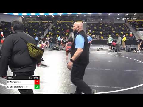 132 Lbs Consolation - Cassia Zammit, Ohio Vs Kristen Schellenberg, Nebraska