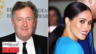 Piers Morgan Walks Off Set After Being Called Out Over Meghan Markle Comments | THR News