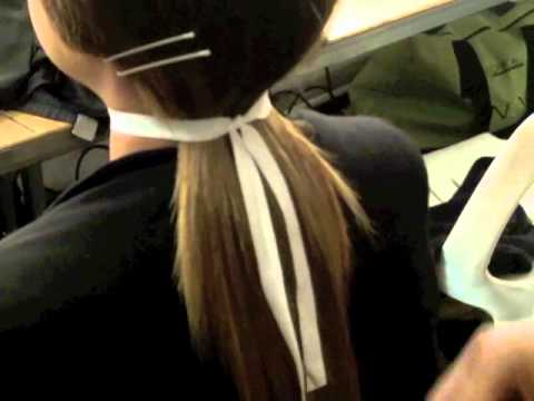 Gail Sorronda Backstage With L'Oreal Professionnel At RAFW