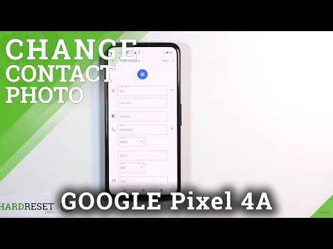 How to Personalize Contacts in Google Pixel 4A - Add Photo to Contact