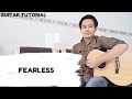 Jackson Dean - Fearless | Guitar Tutorial