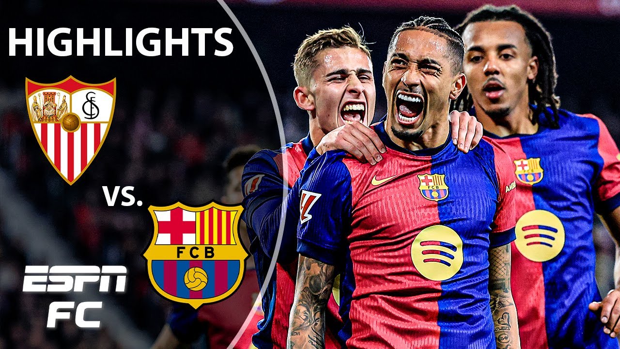 DOMINANCE 😮‍💨 Sevilla vs. Barcelona | LALIGA Highlights | ESPN FC