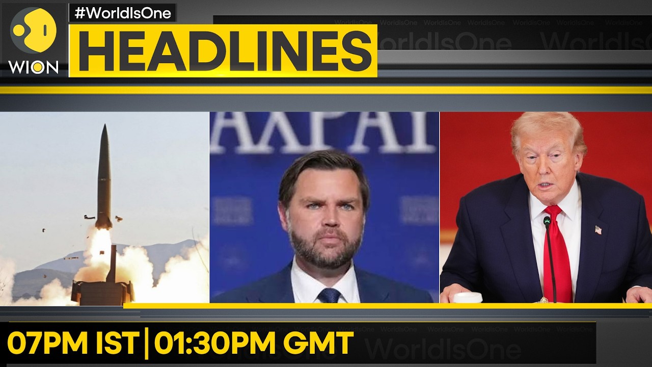 Vance: Iranians Extraordinarily Difficult | Trump Says US Munitions Supplies Strong | WION Headlines