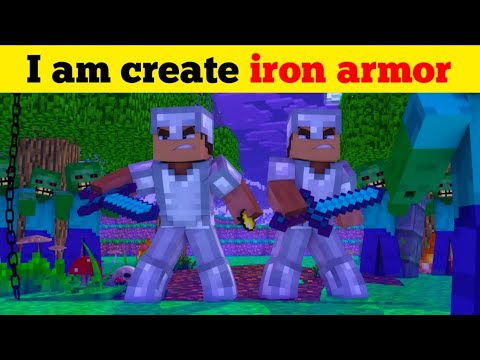 "EPIC Minecraft gameplay: Crafting iron armor for the first time!" #Minecraft #gamerjoy