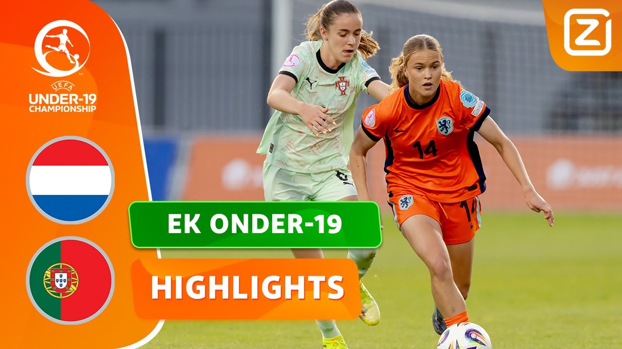 LEEUWINNEN KNOKKEN VOOR EEN PLEK IN DE HALVE FINALE!🦁🤩 | Nederland vs Portugal | EK Vrouwen Onder-19