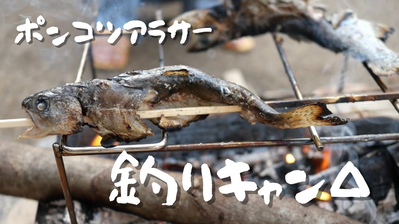 【キャンプ女子】釣って食べる【アラサー女】