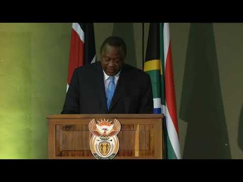 President Uhuru Kenyatta addresses the South African- Kenya Business Forum