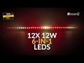 Video: beamZ Pro Lcb155 Barra de Led 12 x 12W Rgbaw-Uv