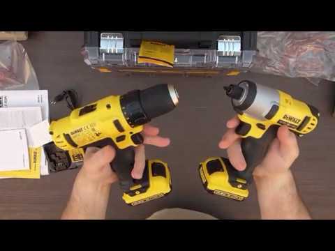 DEWALT DCK211D2T 10.8V Li-ion Cordless Compact Drill Driver and Impact Driver  - Bob The Tool Man