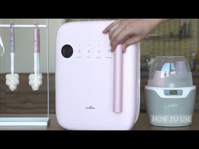 معقم ومجفف رضاعات بأشعة LED فوق البنفسجية | سبكترا