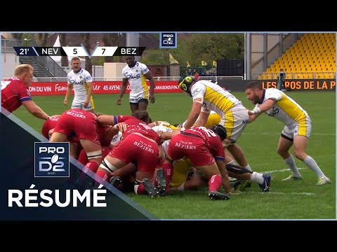 PRO D2 - Résumé USON Nevers-AS Béziers Hérault: 21-16 - J30 - Saison 2020/2021