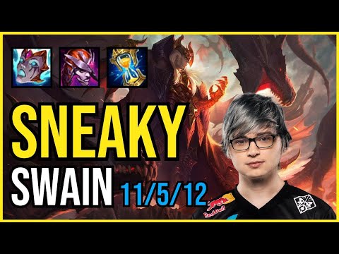 SNEAKY - SWAIN vs LEONA Support - NA Grandmaster - Patch 11.4