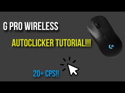 HOW TO GET AN AUTOCLICKER ON THE LOGITECH G PRO WIRELESS GAMING MOUSE!!!! 20+ CPS!!!