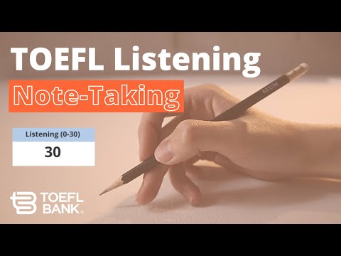 TOEFL l Must Know Note-Taking Tips [Listening]