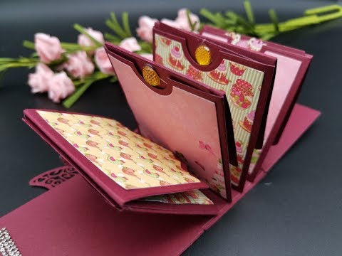 AlinaCutle Tutorial (with every details)- MINI ALBUM 2  #DIYALBUM #MINIALBUM #alinacraft #aliexpress