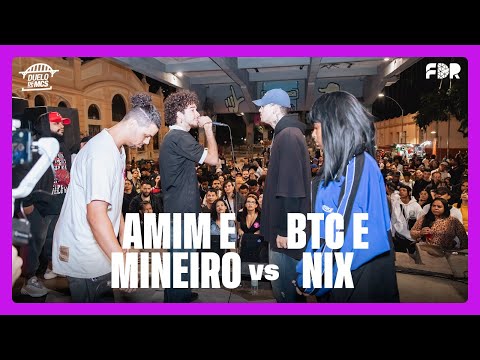 AMIM E MINEIRO VS BTC E NIX (SEGUNDA FASE) - DUELO DE MCS - 14/06/2024