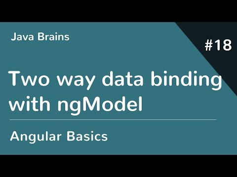 Angular 6 Basics 18 - Two way data binding with ngModel