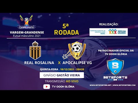 Real Rosalina x Apocalipse (5ª rodada) - Campeonato Vargem-grandense de Futsal 2021