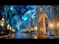 Walk Through Cities Made Of Light 4K Fantasy Golden Architecture Soothing Celestial Sound