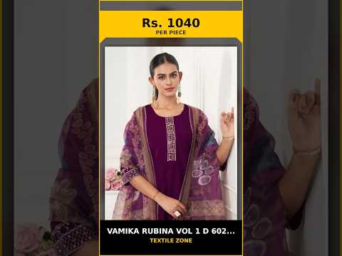Vamika Rubina Vol 1 D 602 A To 602 D – product video thumbnail