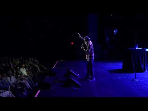 David Cross opening the show at the Danforth Music Hall in Toronto (July 27, 2018)