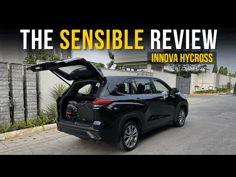 Innova Hycross Rear Captain Seats, Third Row & Boot Space Review | Can 7 People Sit?