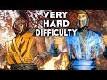 MORTAL KOMBAT 11 Scorpion Vs Sub Zero Gameplay Very Hard Difficulty MK11