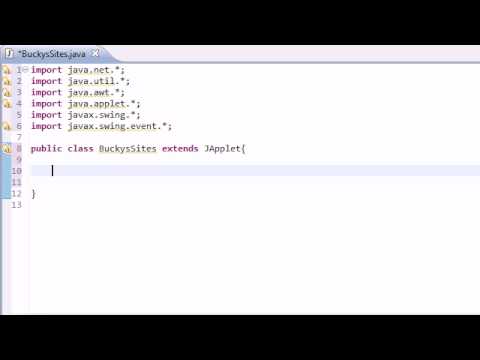 Intermediate Java Tutorial - 29 - Making a Simple Networking Applet
