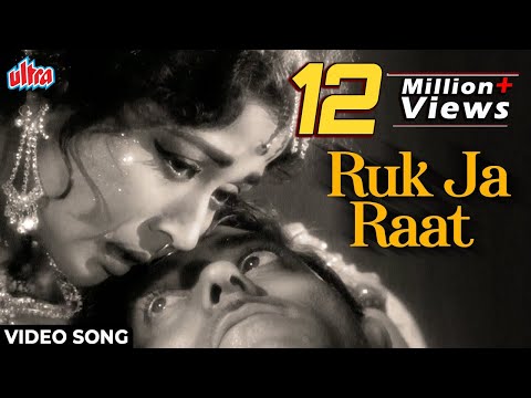 रुक जा रात ठहर जा रे चंदा [4K] Ruk Ja Raat : दिल एक मंदिर (1963) लता मंगेशकर | मीना कुमारी राज कुमार