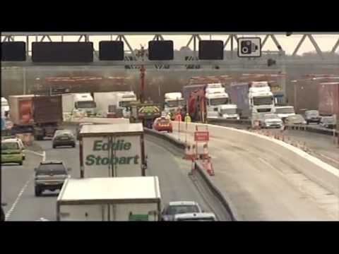 Bus touring around the M25