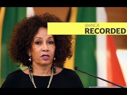 Minister Lindiwe Sisulu briefs media on allegations of corruption levelled at her office