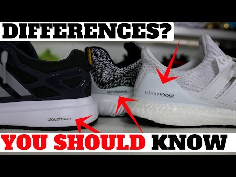 Best shoe cushion adidas boost vs bounce vs cloudfoam compar...