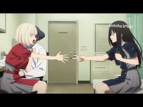 Lycoris Recoil being CHEESY for 6 minutes straight