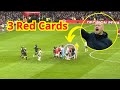 Shocking! 3 RED CARDS - Manchester United vs Fulham 3-1 - Tense Atmosphere