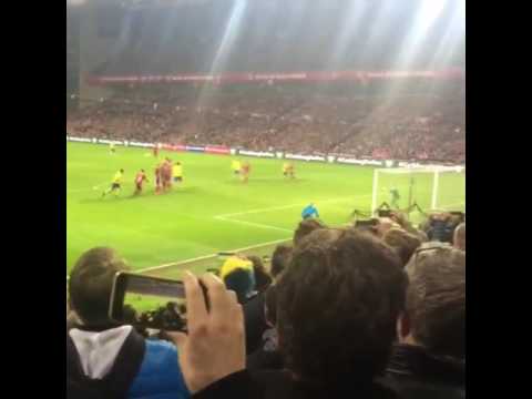 Zlatan FreeKick! Sweden vs Denmark