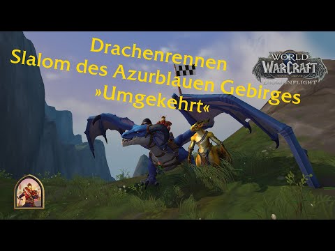 The Azure Span Slalom Reverse: Gold (Dragon Racing, WoW: Dragonflight)