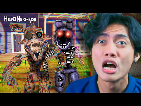 KALI INI DIKEJAR FOXY DAN BONNIE SEKALIGUS! Hello Neighbor - Indonesia