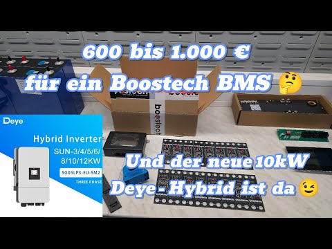 600 to 1000 € for the Boostech BMS 😲 10kW 3-phase Deye hybrid inverter 😉 #bms #hybrid #lifepo4