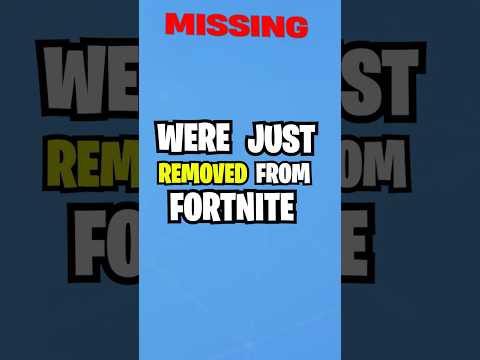 Fortnite Just REMOVED V-Bucks..