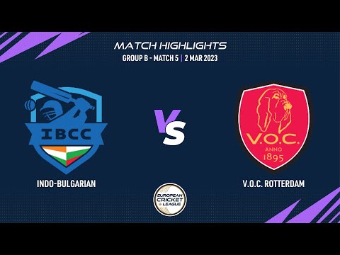Match 5 - INB vs VOC | Highlights | European Cricket League 2023  Group B, Day 1 | ECL23 | ECL23.019