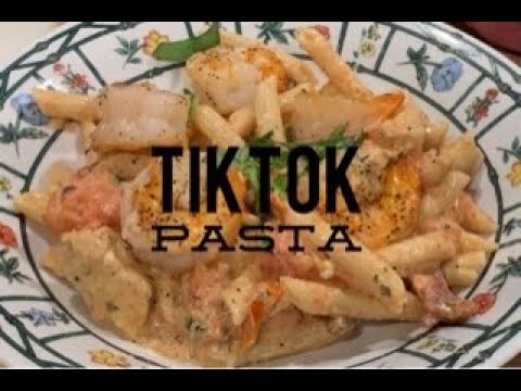 TikTok Pasta With A Twist | CopyCat Penne Rustica Macaroni Grill | John Eats Cheap