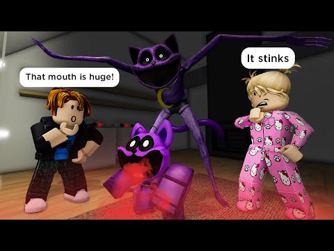 CATNAP ATTACK 🐱 Roblox Brookhaven 🏡 RP - Funny Moments