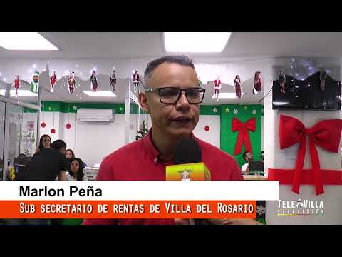 Marlon Peña Sub secretario de rentas de Villa del Rosario